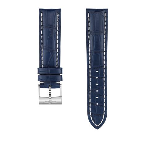 cinturino blu originale in pelle coccodrillo per orologio breitling|Amazon.it: Breitling .